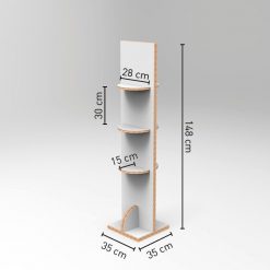 BODY - Espositore porta prodotti con 3 ripiani - immagine 3
