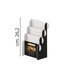 Alternative view of KISS A5 - Portadepliant da banco con 3 tasche