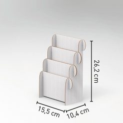 KISS A5 - Portadepliant da banco con 3 tasche - immagine 3