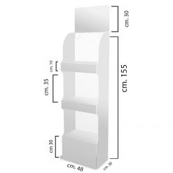 Alternative view of TORNY - Espositore 3 ripiani