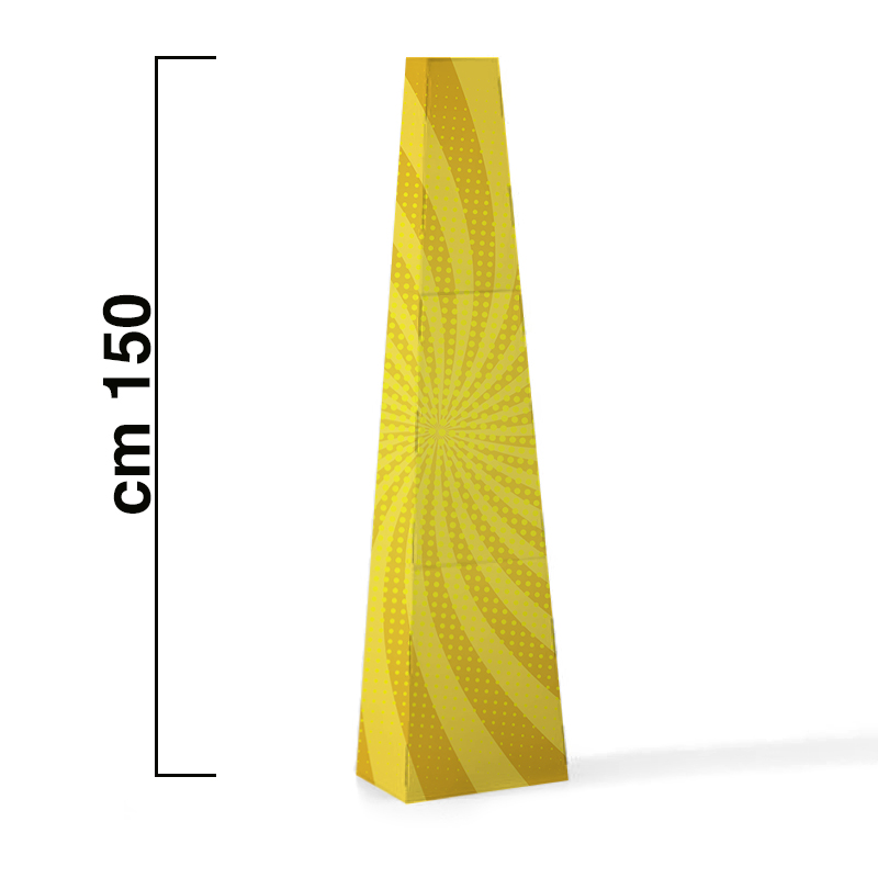 WAKU SMALL - Totem piramidale in cartone - immagine 2