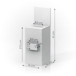 RUMA SMALL - Urna con foro per cartoline e tasca - immagine 3