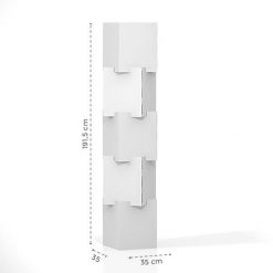 SHUI 5 CUBI - Totem in cartone con 5 cubi ad incastro - immagine 3