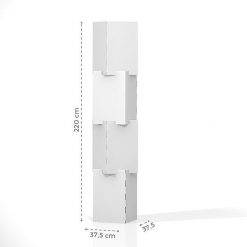 SHUI 4 CUBI - Totem in cartone con 4 cubi ad incastro - immagine 3