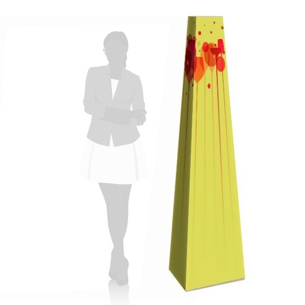 WAKU SMALL - Totem piramidale in cartone - immagine 3