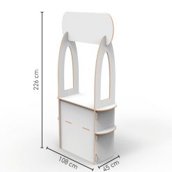 CLIX - Banchetto promozionale in cartone Nidoboard da 16mm - immagine 4