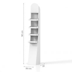 SLENDER SMALL - Espositore da terra 4 ripiani - immagine 3
