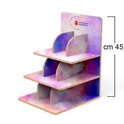OPEN - Espositore da banco con 3 ripiani e 9 nicchie - immagine 2
